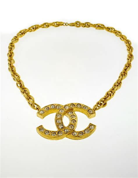 london jewelers vintage chanel necklace gold|Chanel Necklaces .